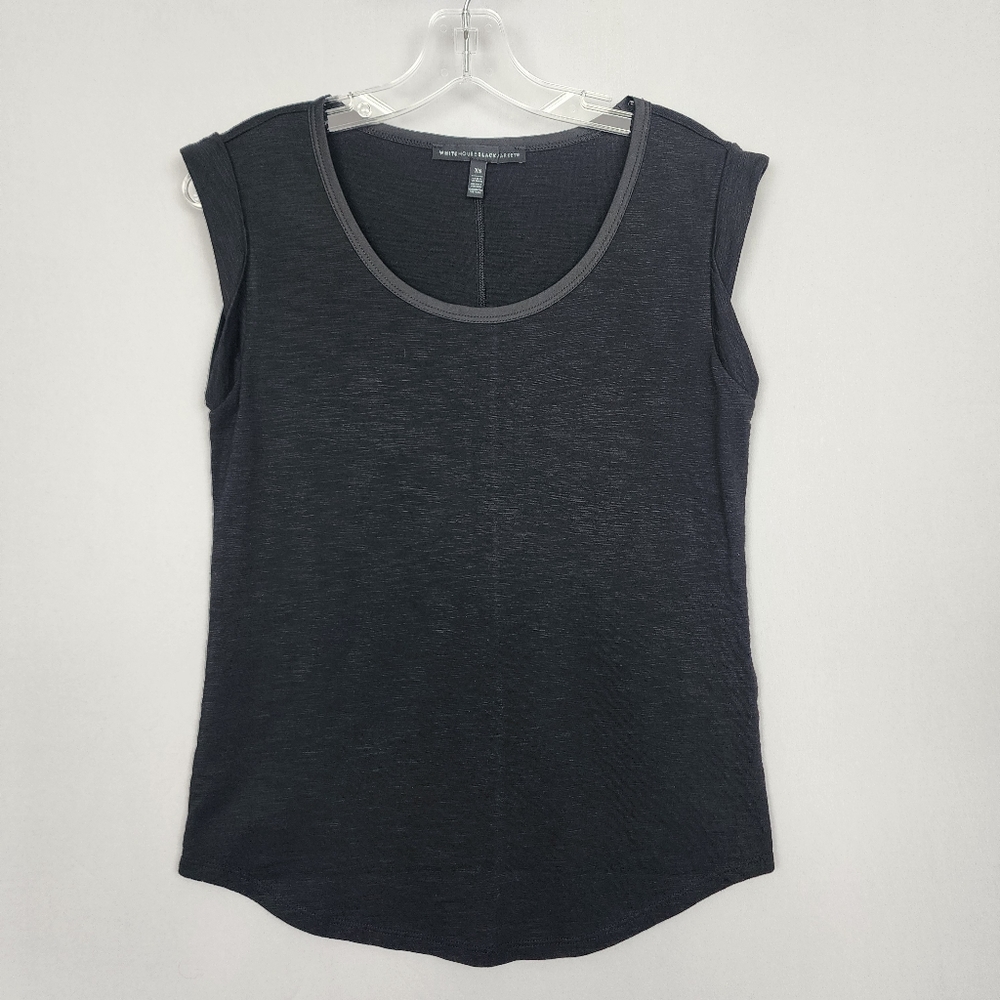 WHBM Black Tee Shirt Sz XS - Short Sleeve
